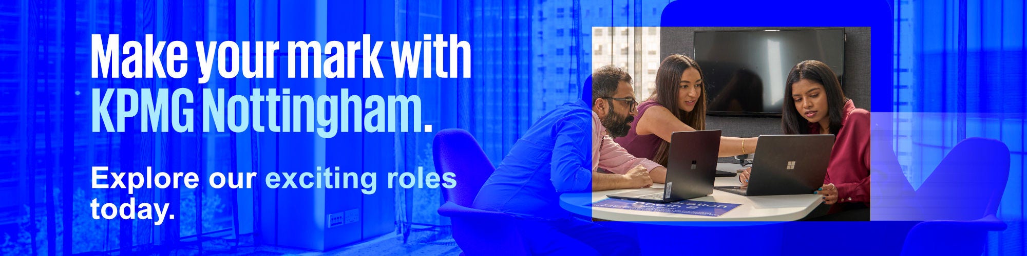 Careers banner template for KPMG homepage 2000x500
