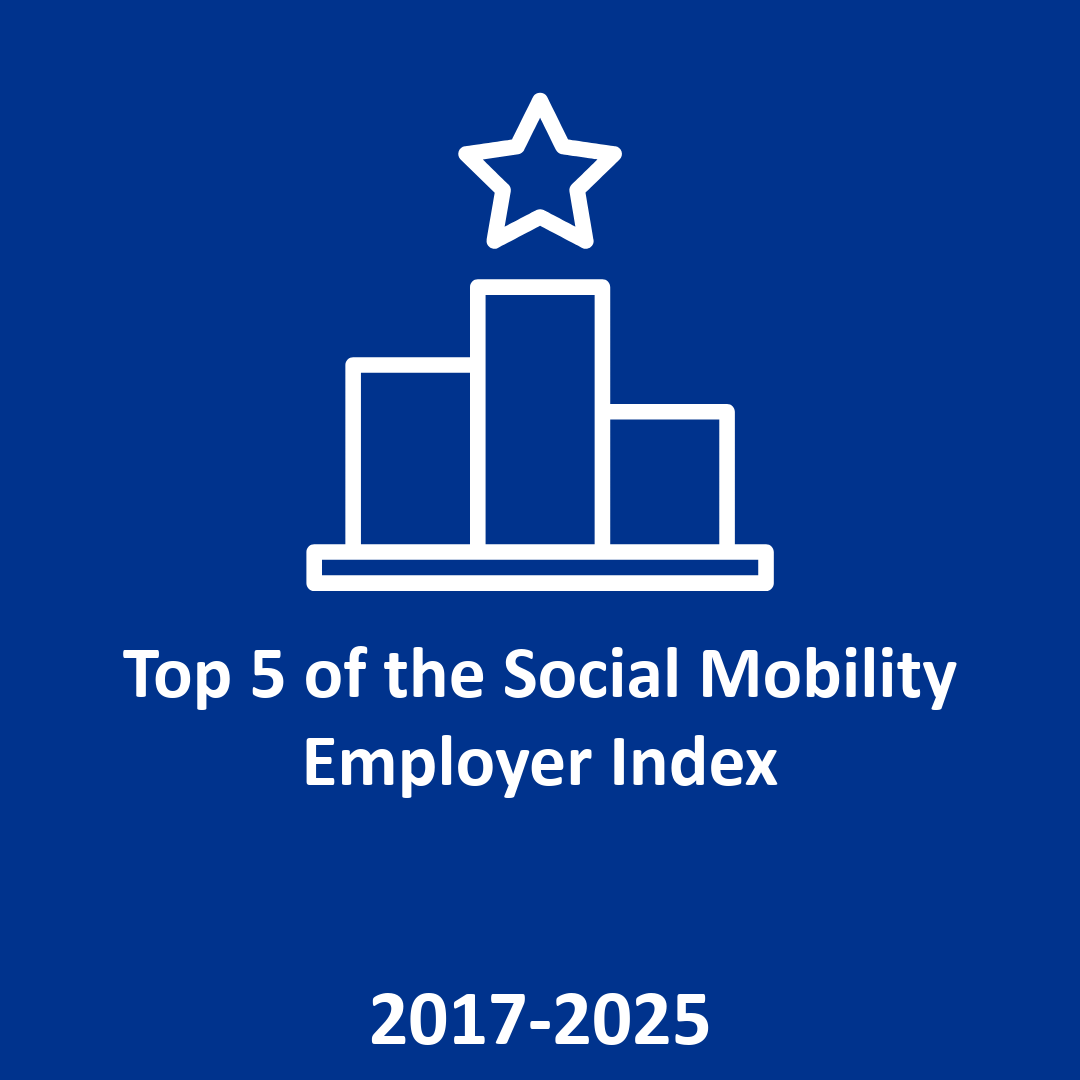 Top 5 of the Social Mobility Employer Index 2017 - 2025