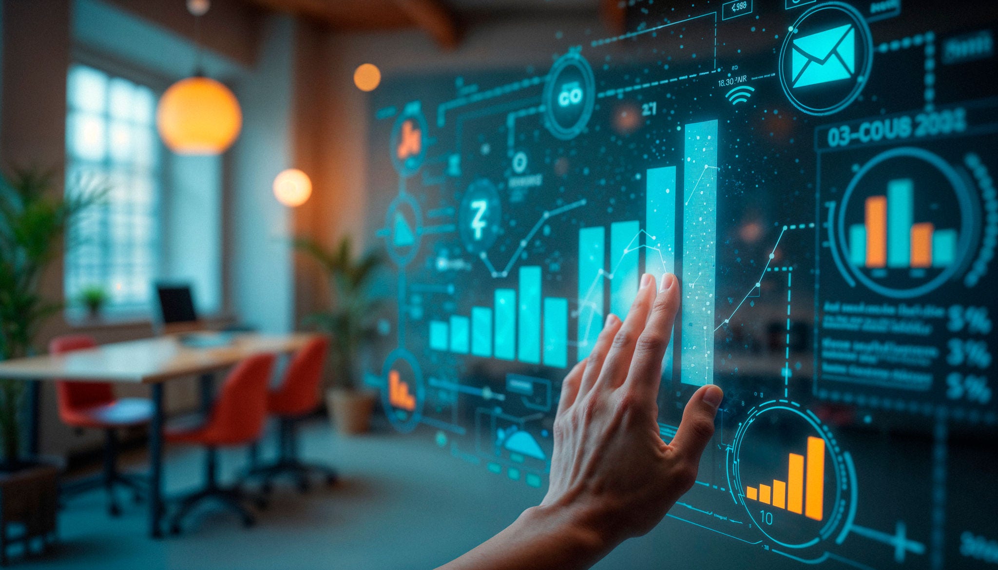 Interactive data visualization modern