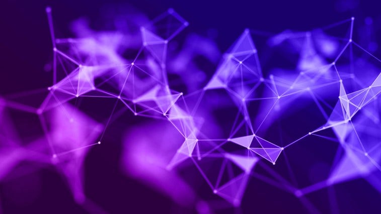 abstract diamond dot blue purple