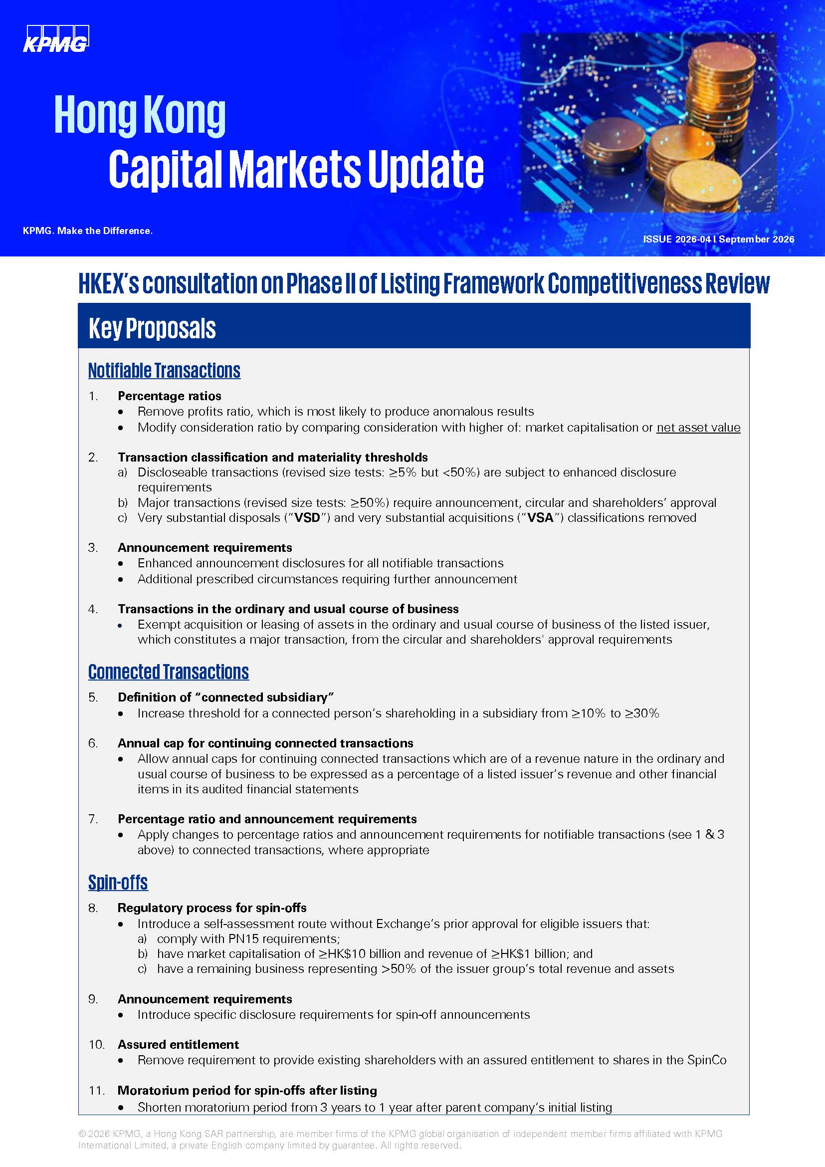 Hong Kong Capital Markets Update – Issue 04, September 2026