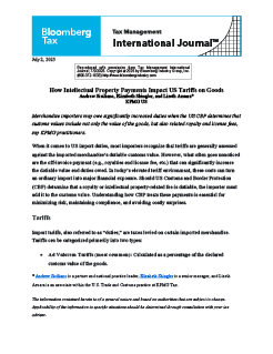 How IP Payments Impact US Tariffs an Goods