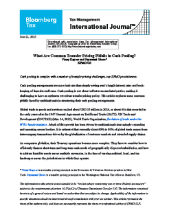 What Are Common Transfer Pricing Pitfalls in Cash Pooling?